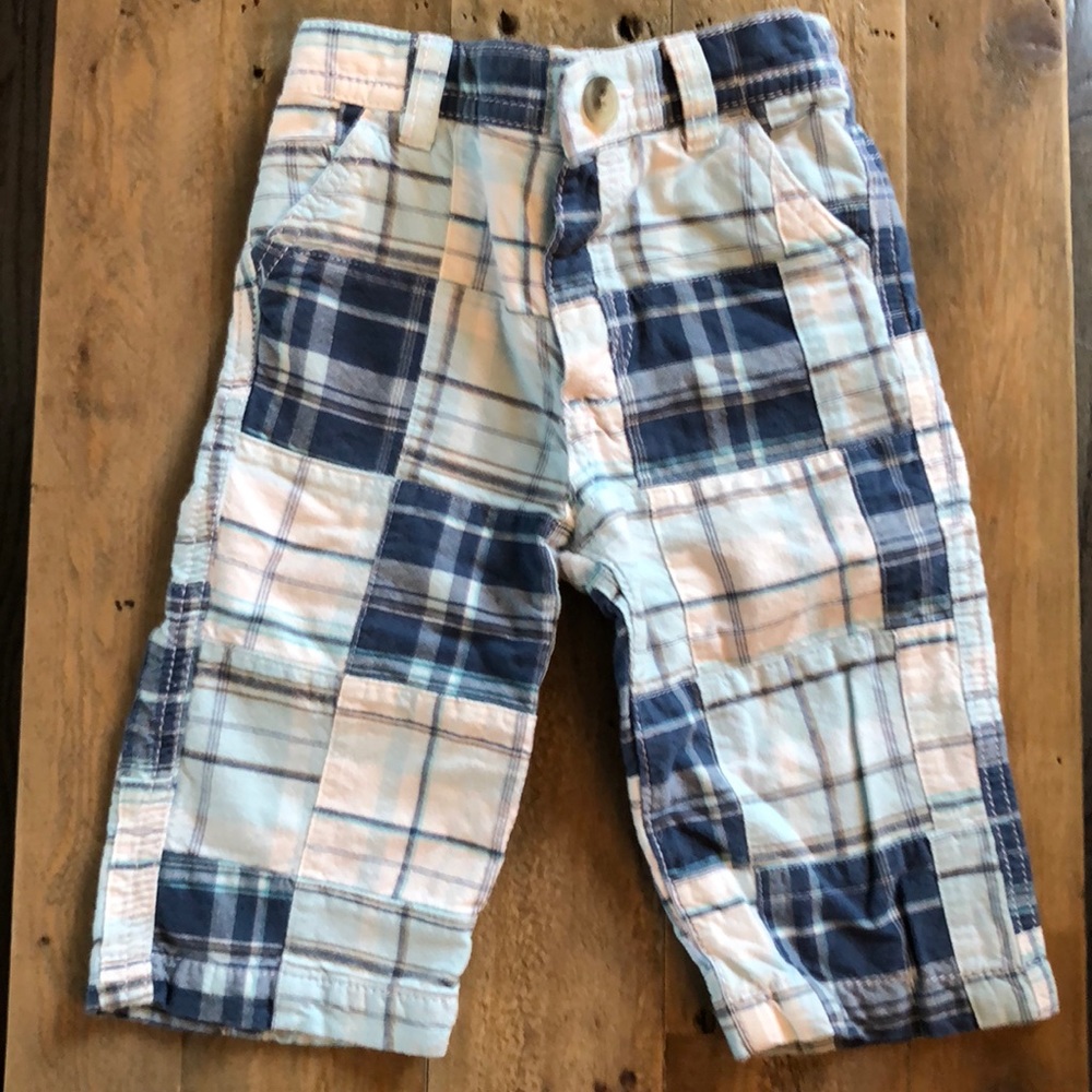 Old Navy Plaid Patchwork Pants